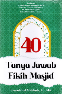 Image of 40 Tanya Jawab Fikih Masjid